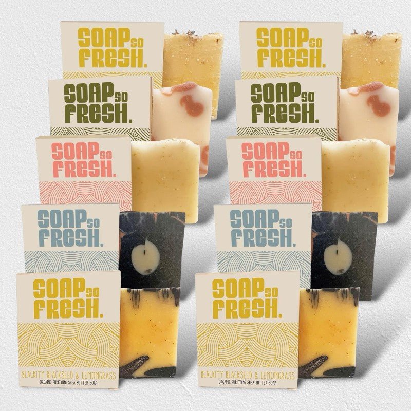 Assorted Soap Bar Combo (10 Pack) - SOAP SO FRESH