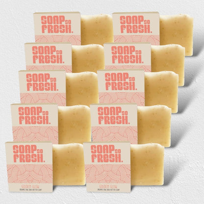 Golden Glow Raw Shea Butter Soap Bar