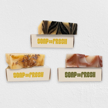 (3 Pack) Lemongrass/ Lavender/ Orange Combo Soap Bar Pack - SOAP SO FRESH