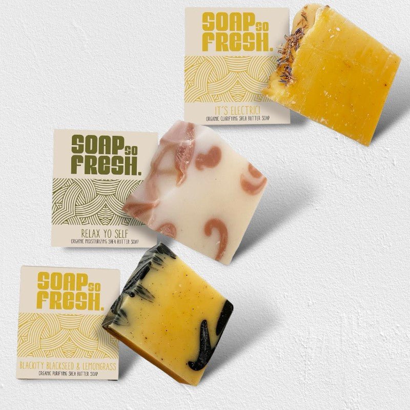 (3 Pack) Lemongrass/ Lavender/ Orange Combo Soap Bar Pack - SOAP SO FRESH