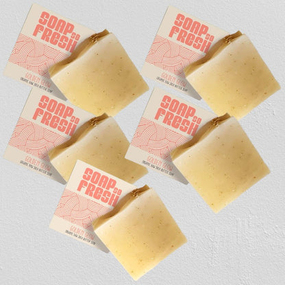 Golden Glow Raw Shea Butter Soap Bar