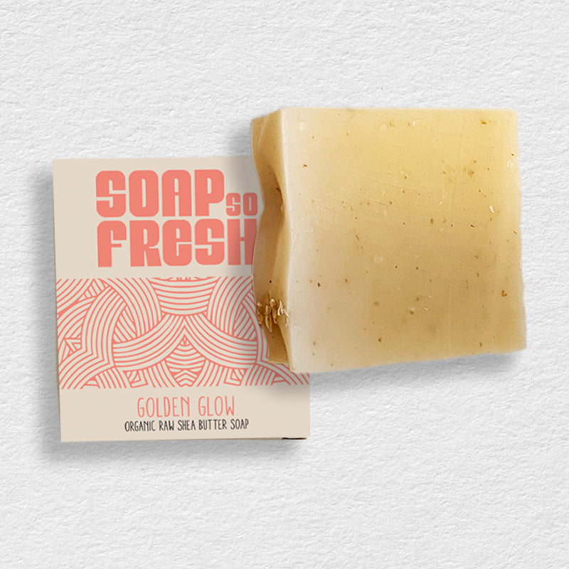 Golden Glow Raw Shea Butter Soap Bar