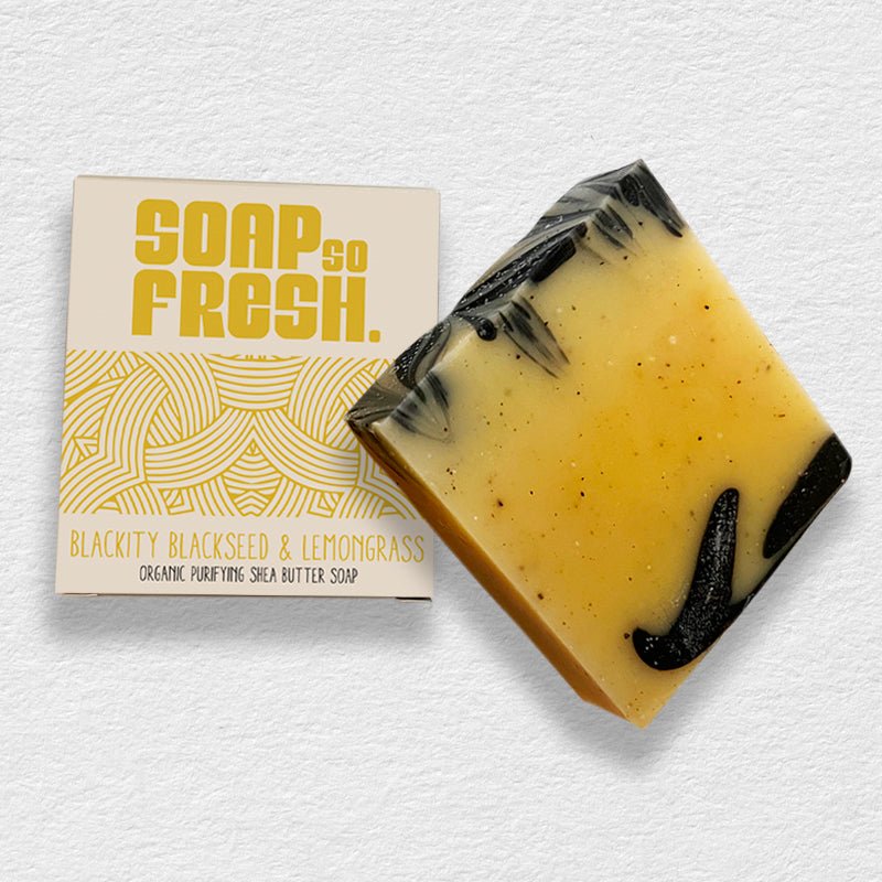 Blackity Blackseed & Lemongrass Purifying Soap Bar - SOAP SO FRESH